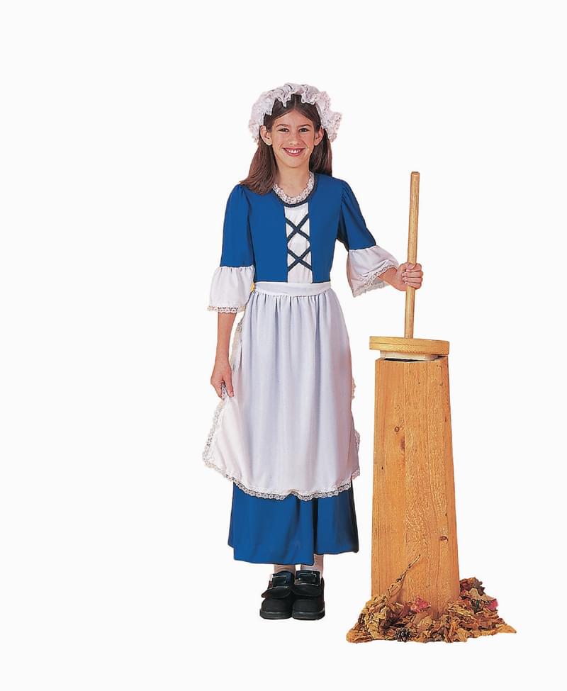 Colonial Girl Costume Child Large