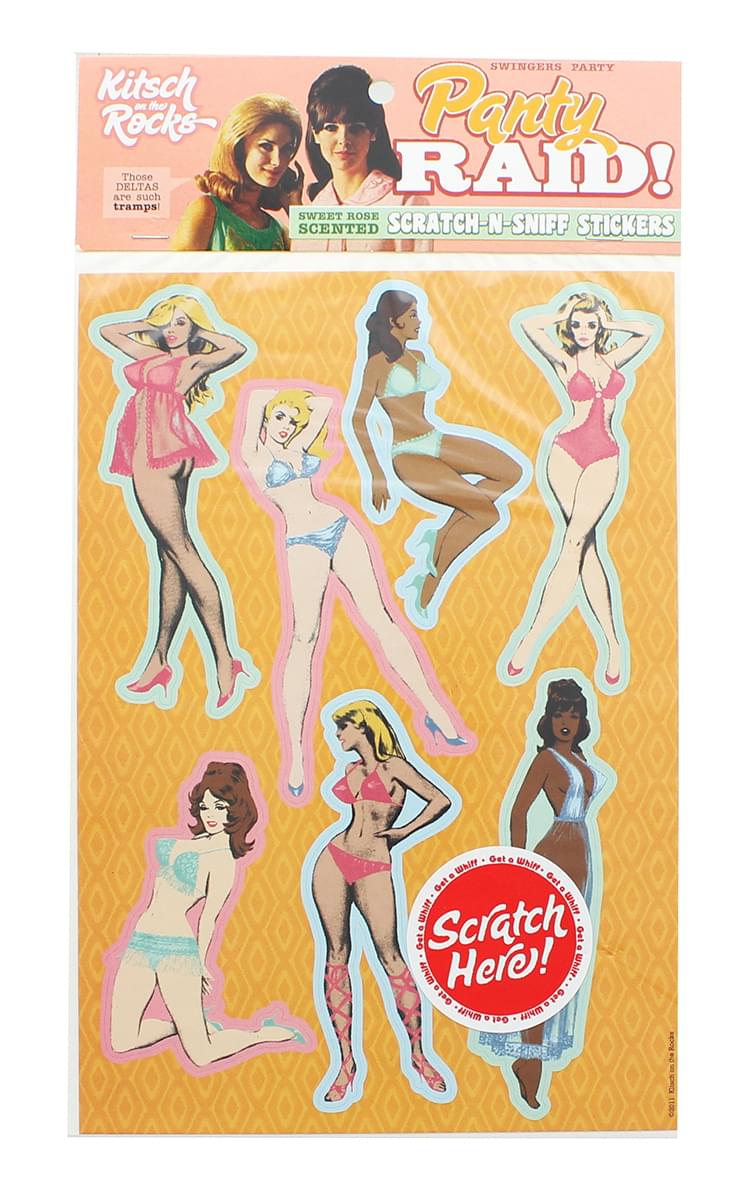 Scratch-N-Sniff Stickers - Panty Raid