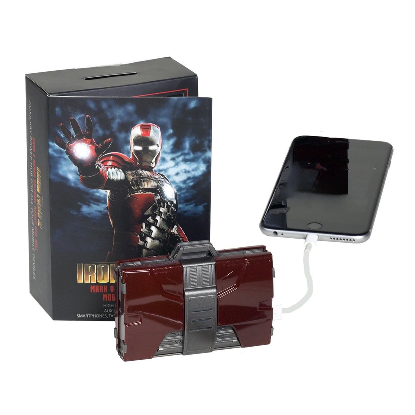 Marvel Iron Man Mark V Armor Suitcase Mobile Battery Charger (1/4 Scale)