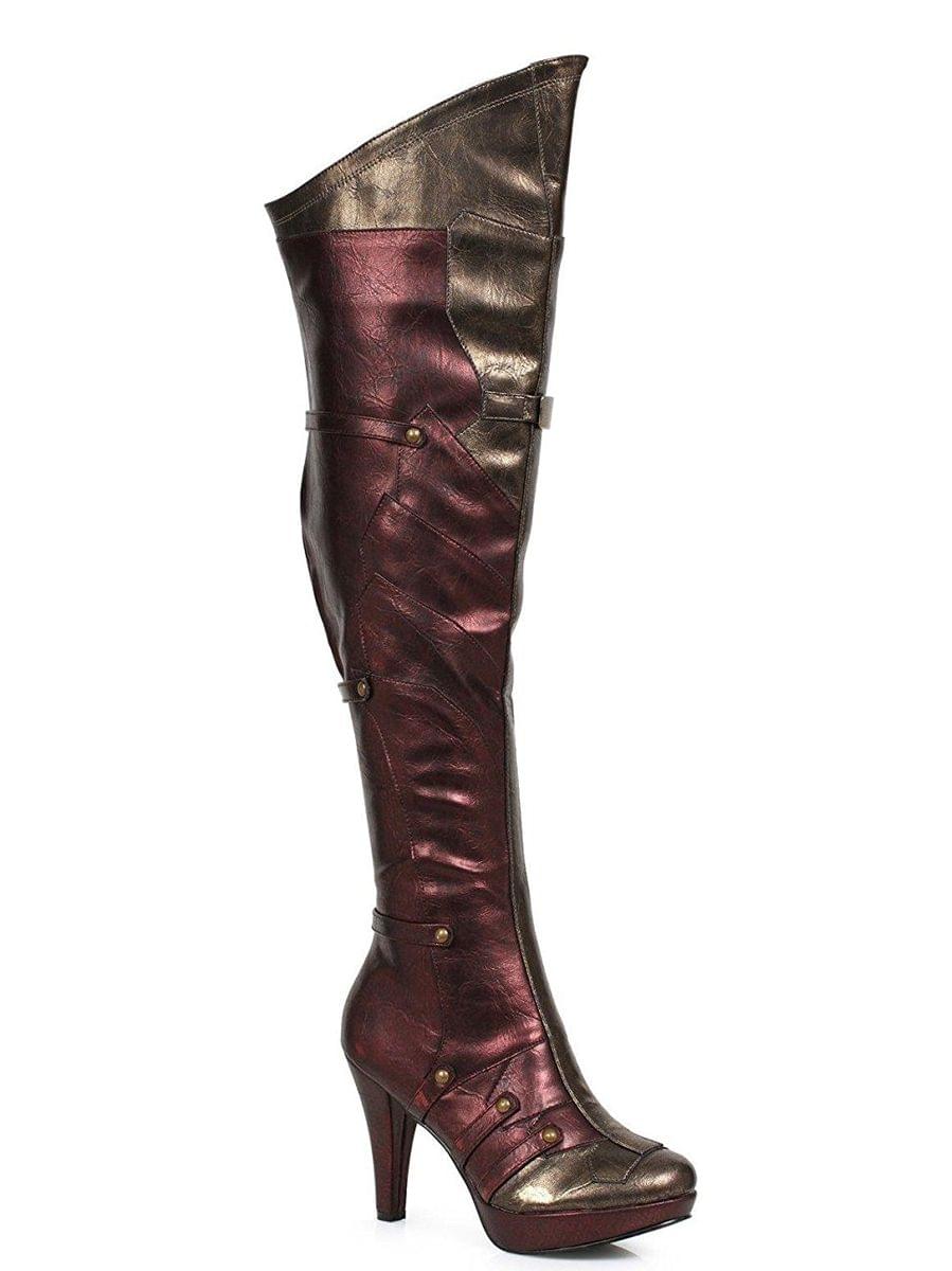Wonder Boots Costume Thigh High 4" Heel Adult Boots Size 8