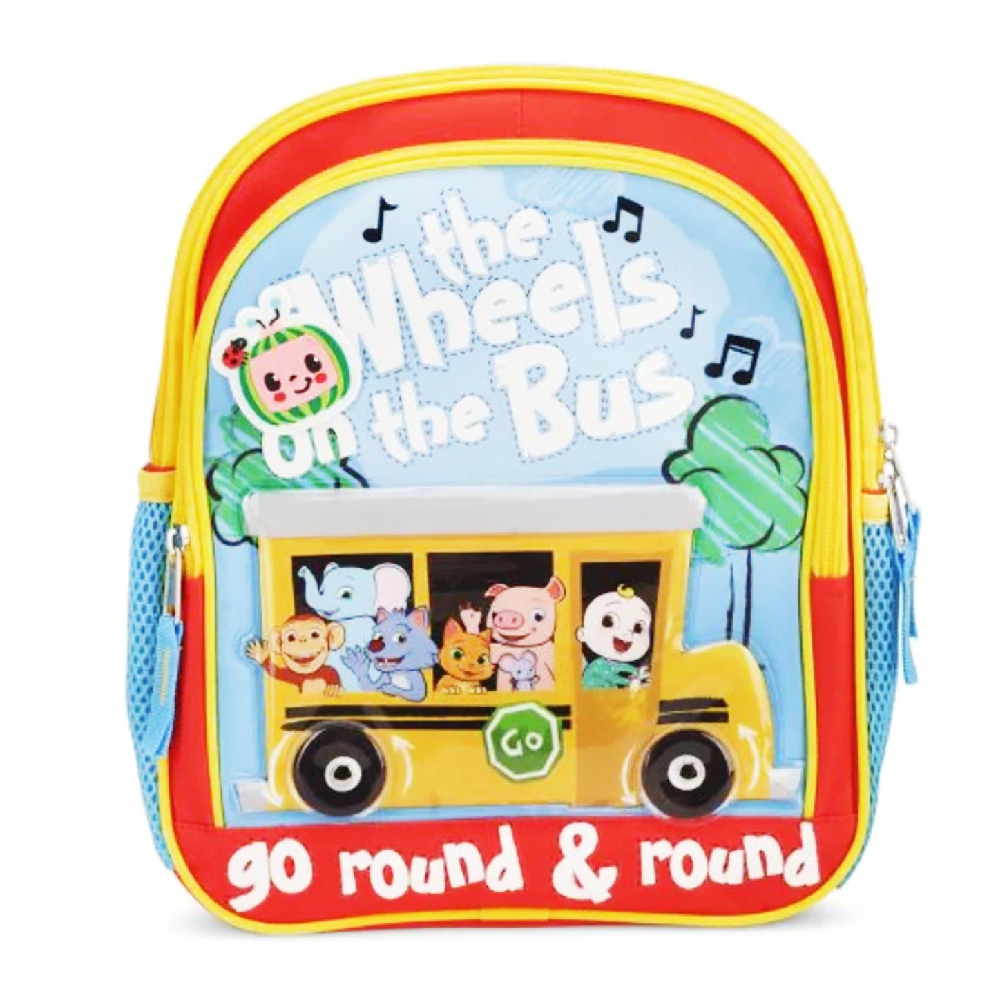 Cocomelon Wheels on the Bus 12 Inch Kids Backpack