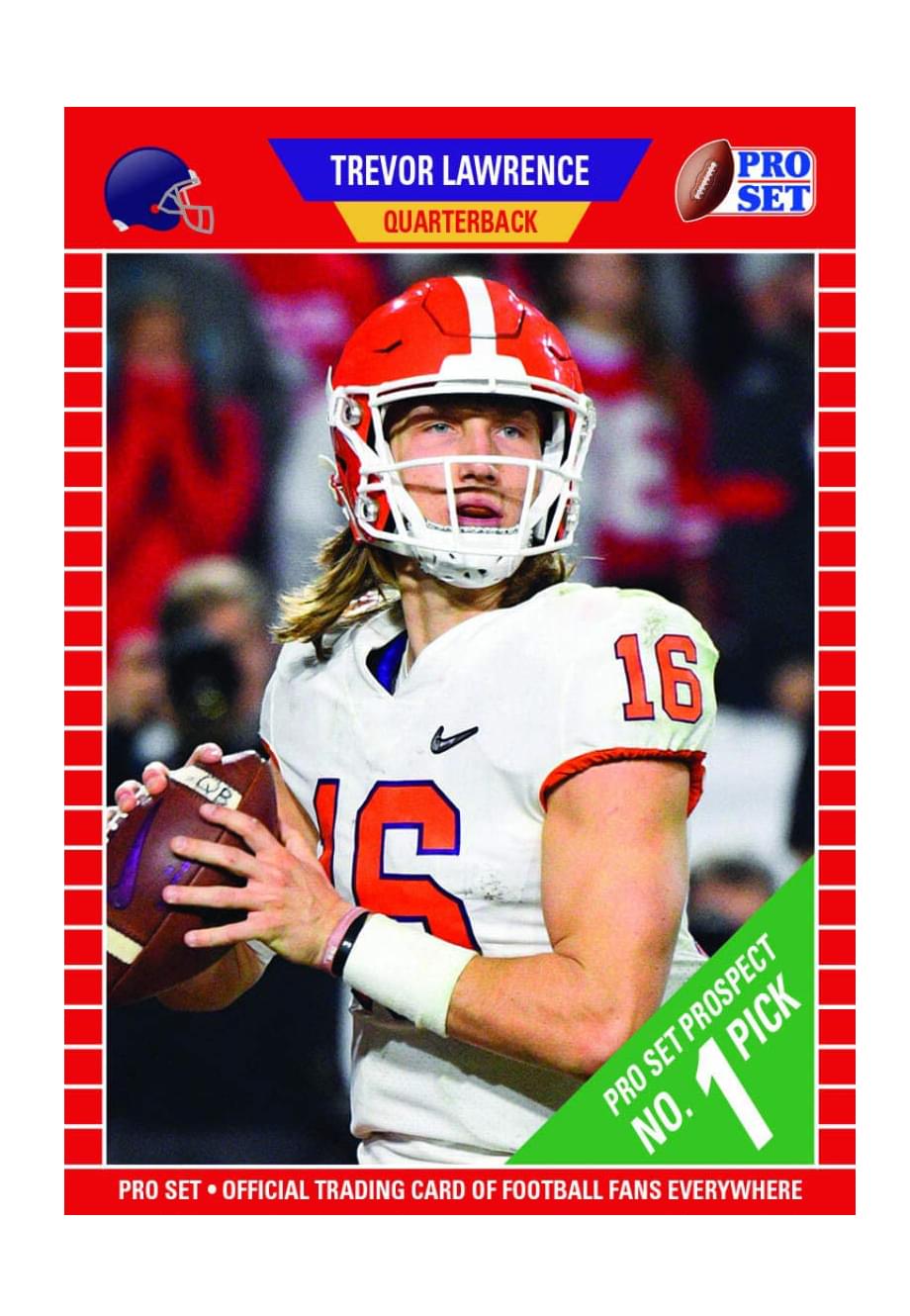 NFL 2021 Pro Set Trevor Lawrence Rookie Card
