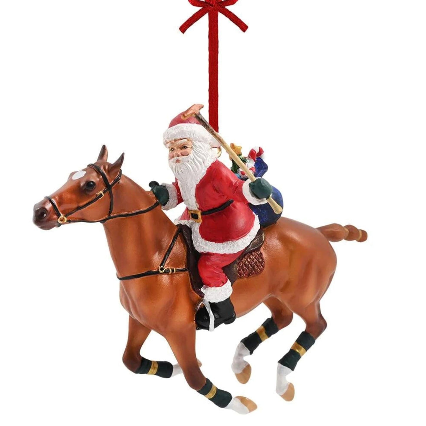 Breyer 2023 Santa Holiday Ornament | Polo Playing Santa