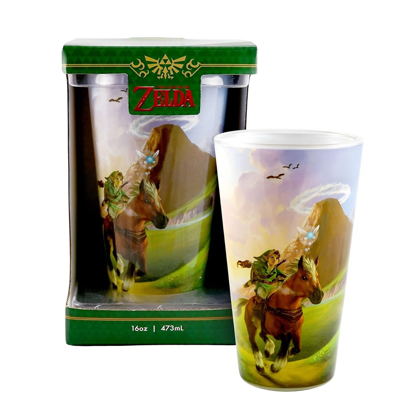The Legend of Zelda Ocarina of Time Pint Glass