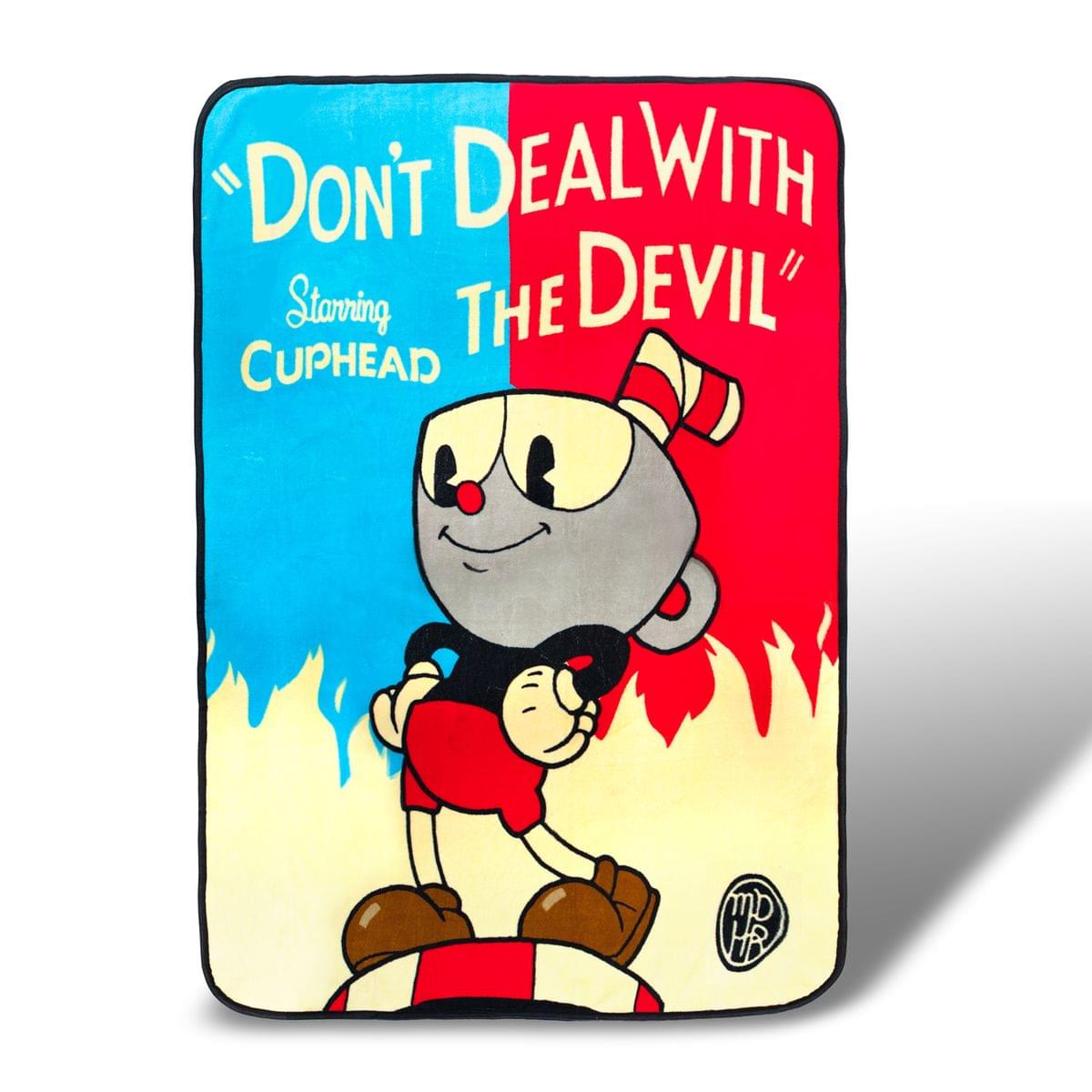 Cuphead Don't Deal with the Devil Lightweight Fleece Blanket | 45 x 60 Inches