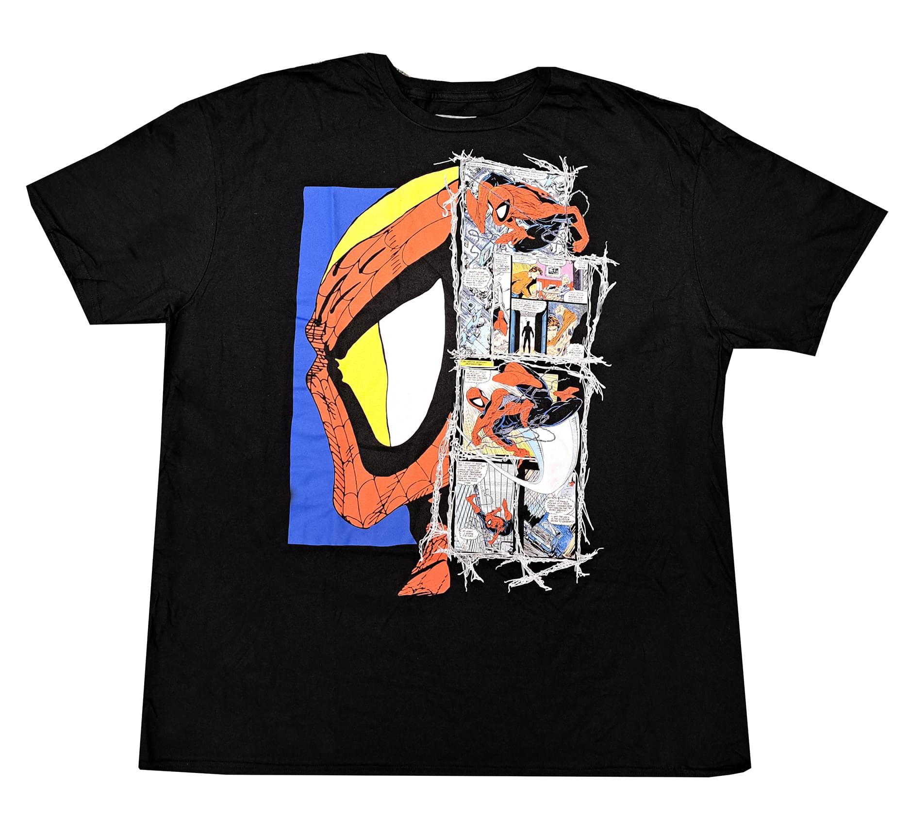 Marvel Spider-Man Comic Adult T-Shirt