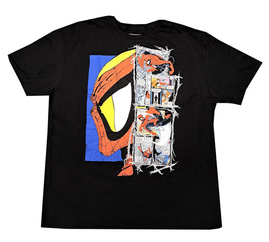 Marvel Spider-Man Comic Adult T-Shirt