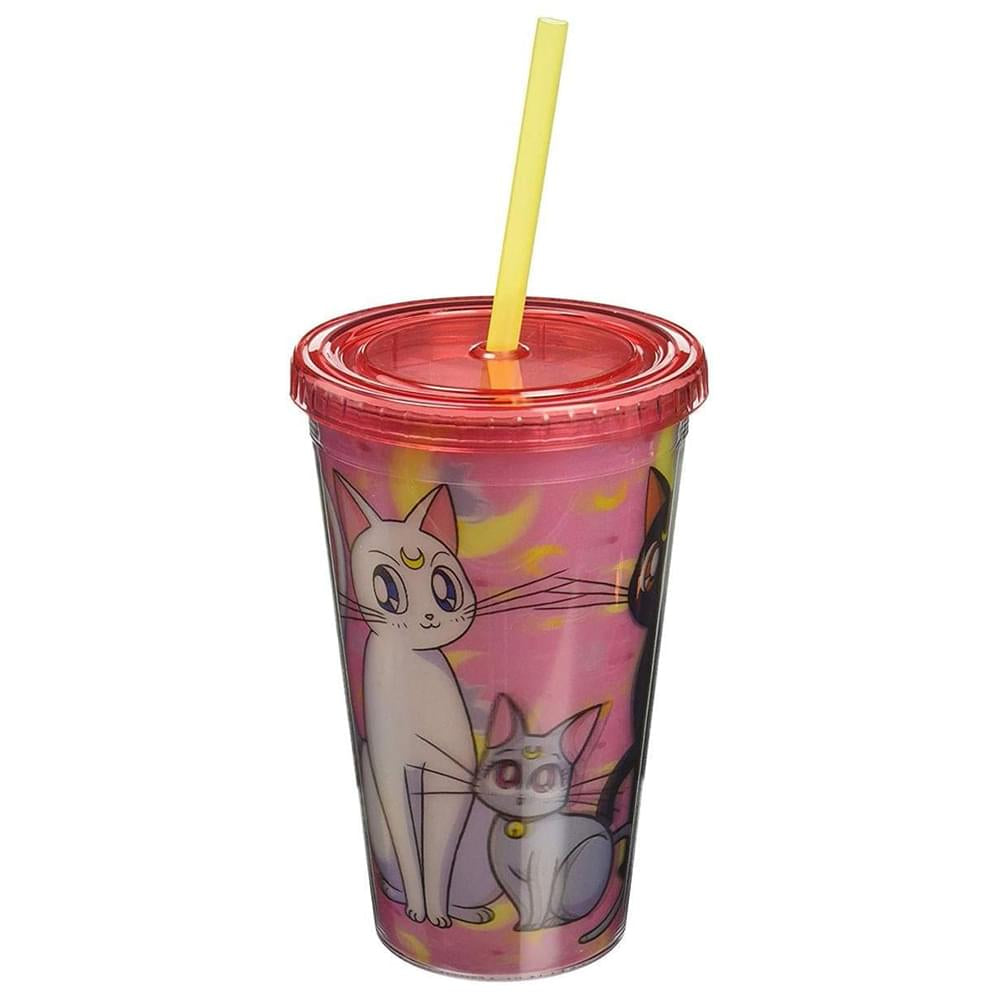 Sailor Moon "Kitties" Lenticular 16oz Carnival Cup