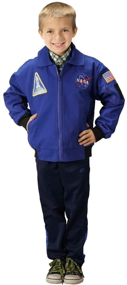 Aeromax Jr. Blue Astronaut Costume Flight Jacket | Size Youth Small