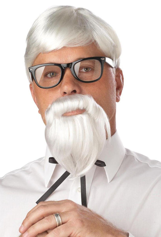 The Colonel Wig & Moustache Costume Accessory Set One Size