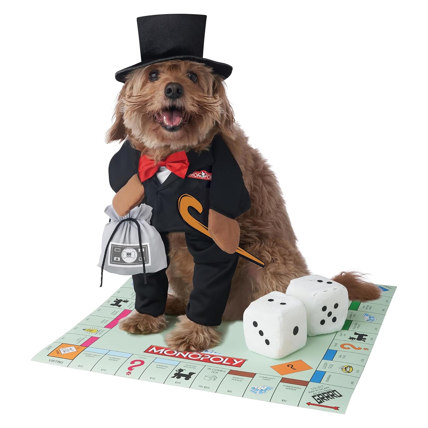 Mr. Monopoly Dog Costume | Large