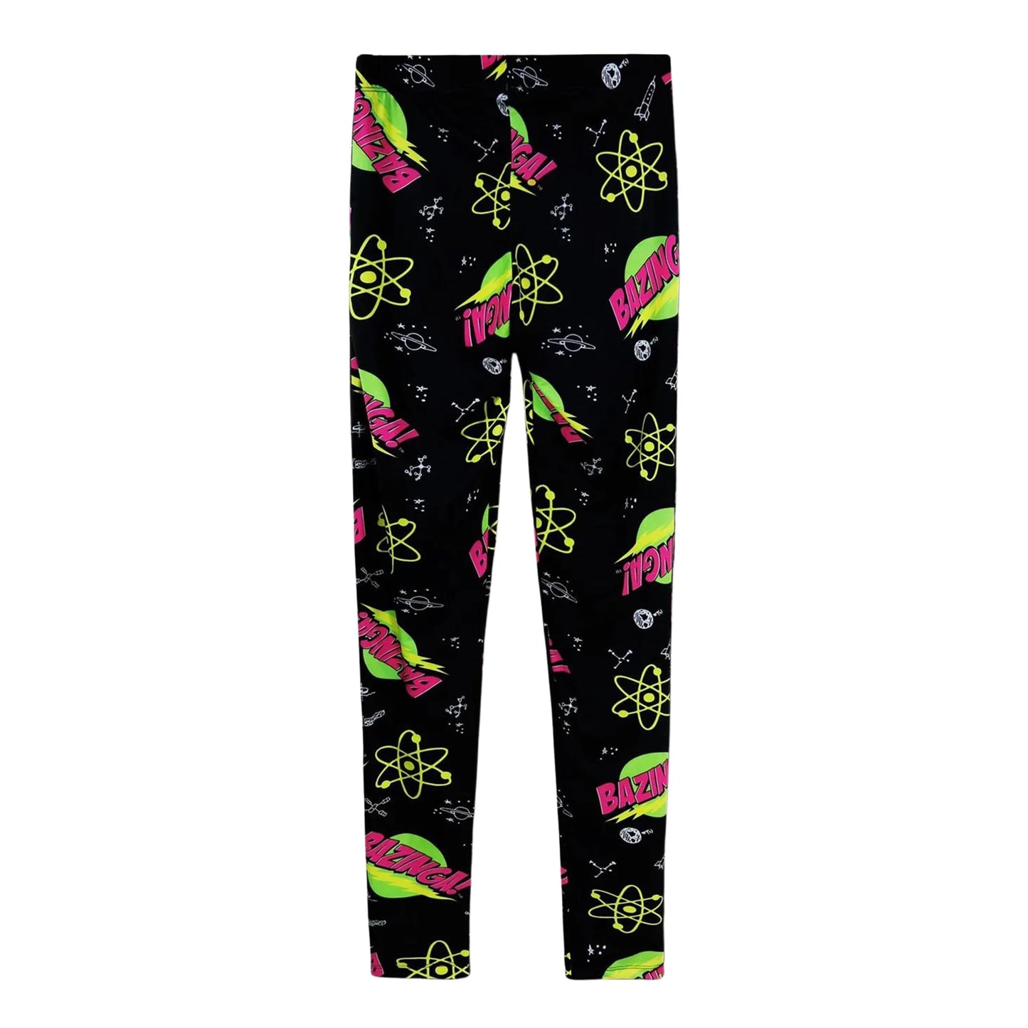 Big Bang Theory Braniac Bazinga Leggings Adult Medium