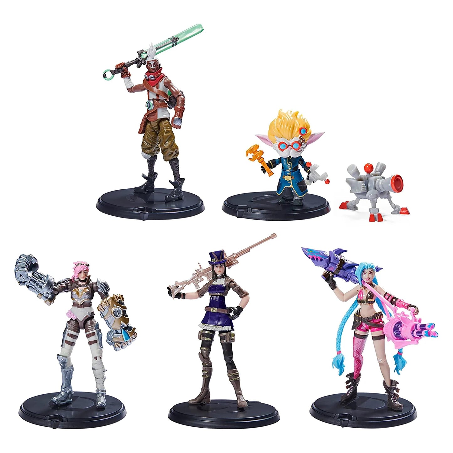 League of Legends Dual Cities 4 Inch Action Figure 5-Pack