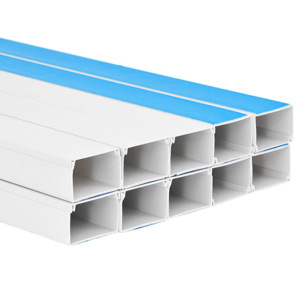 Cable Trunking Self-Adhesive 2.4"x1.6" 32.8' PVC