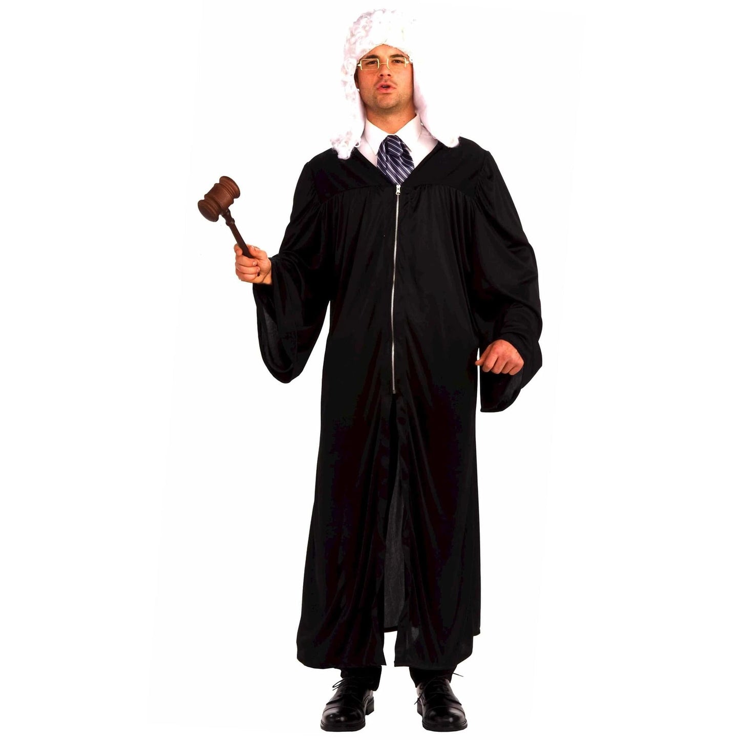 Judge Robe Costume Black Adult Standard