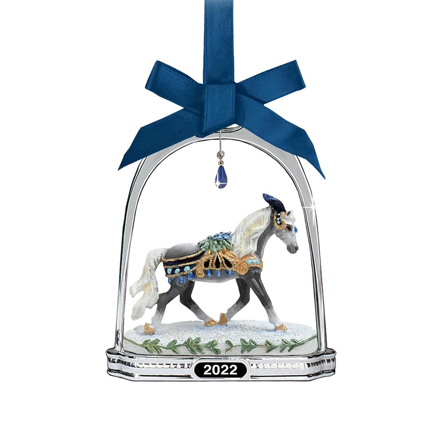 Breyer 2022 Holiday Stirrup Ornament | Snowbird