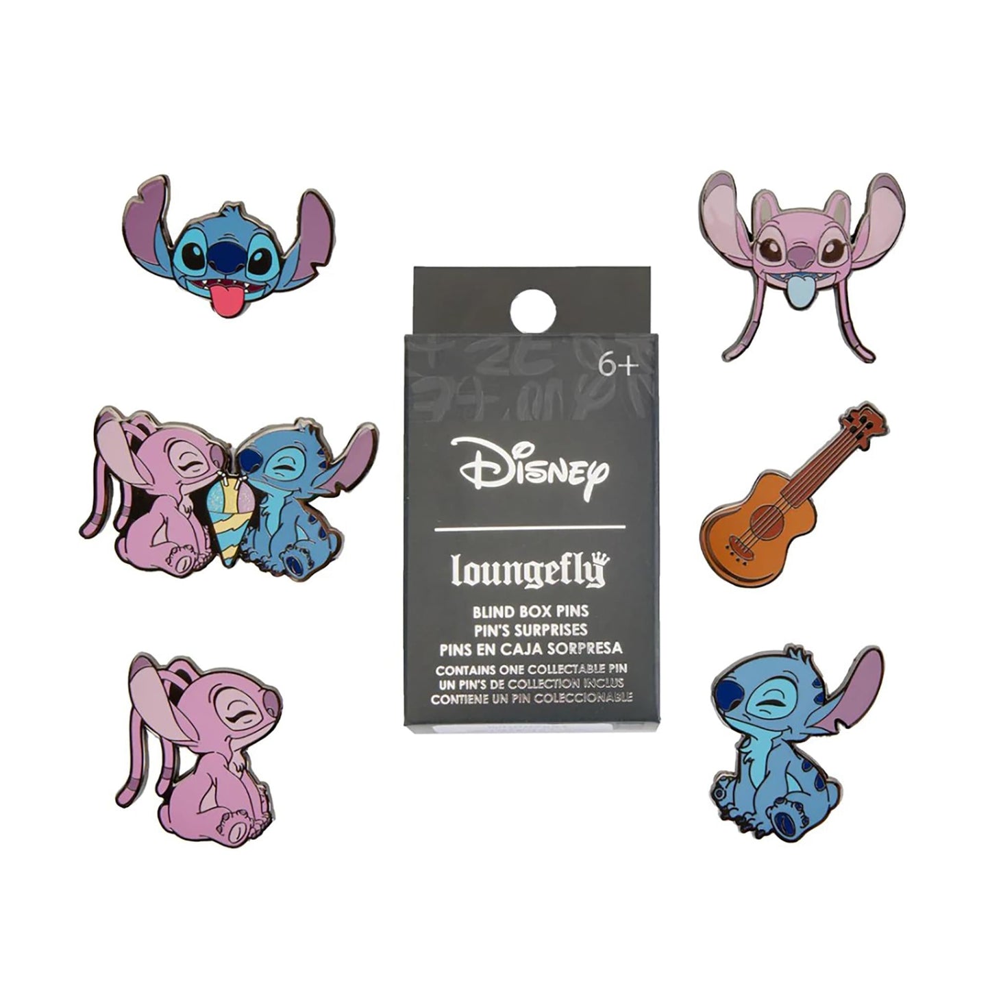 Disney Stitch and Angel Blind Box Enamel Pin | Single Pin