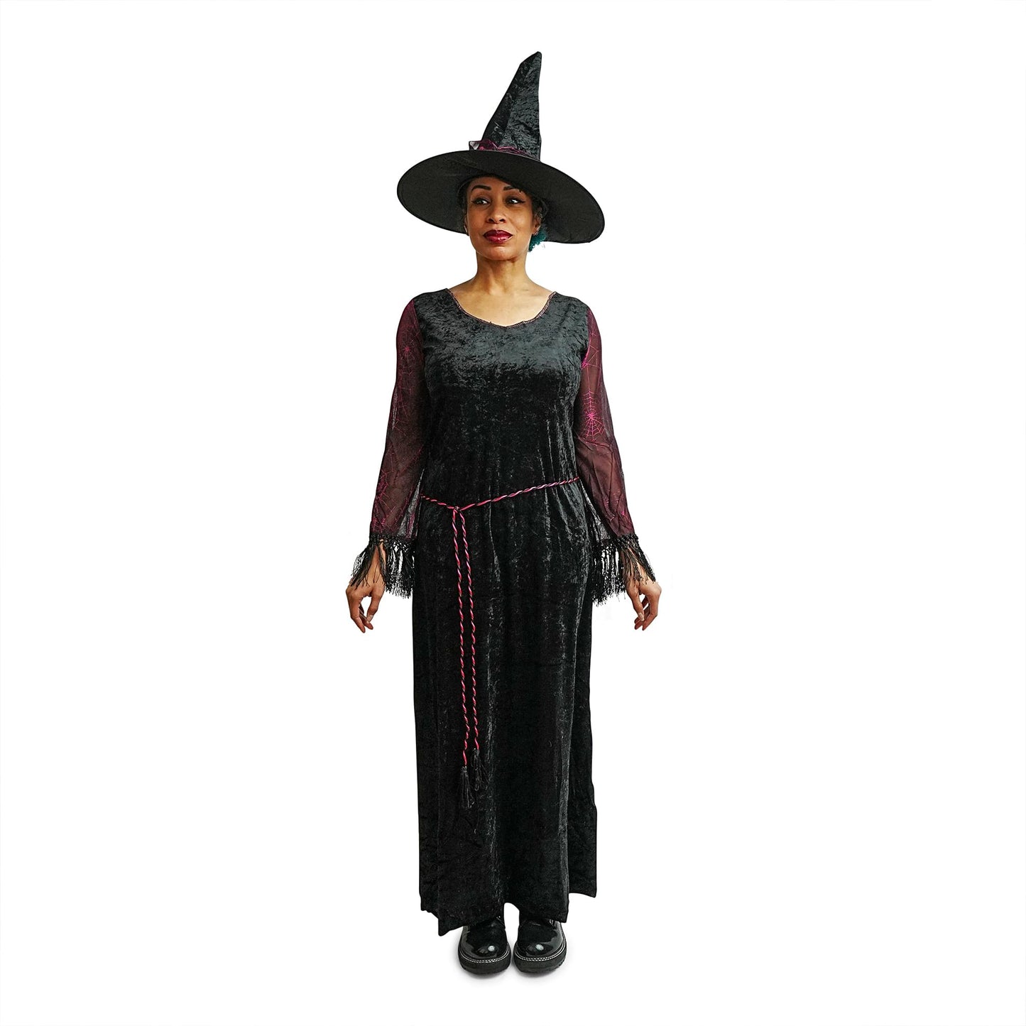 Spider Web Witch Costume Small/Medium 2-8