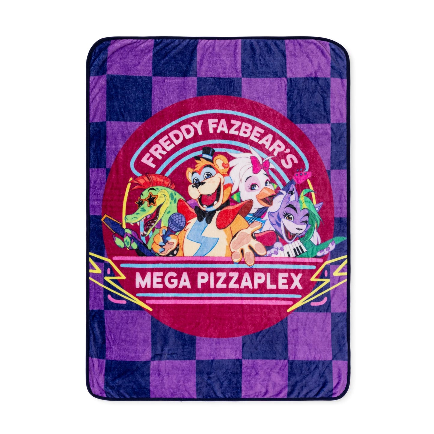 Five Nights At Freddy's Mega Pizzaplex Fleece Throw Blanket | 50 x 60 Inches