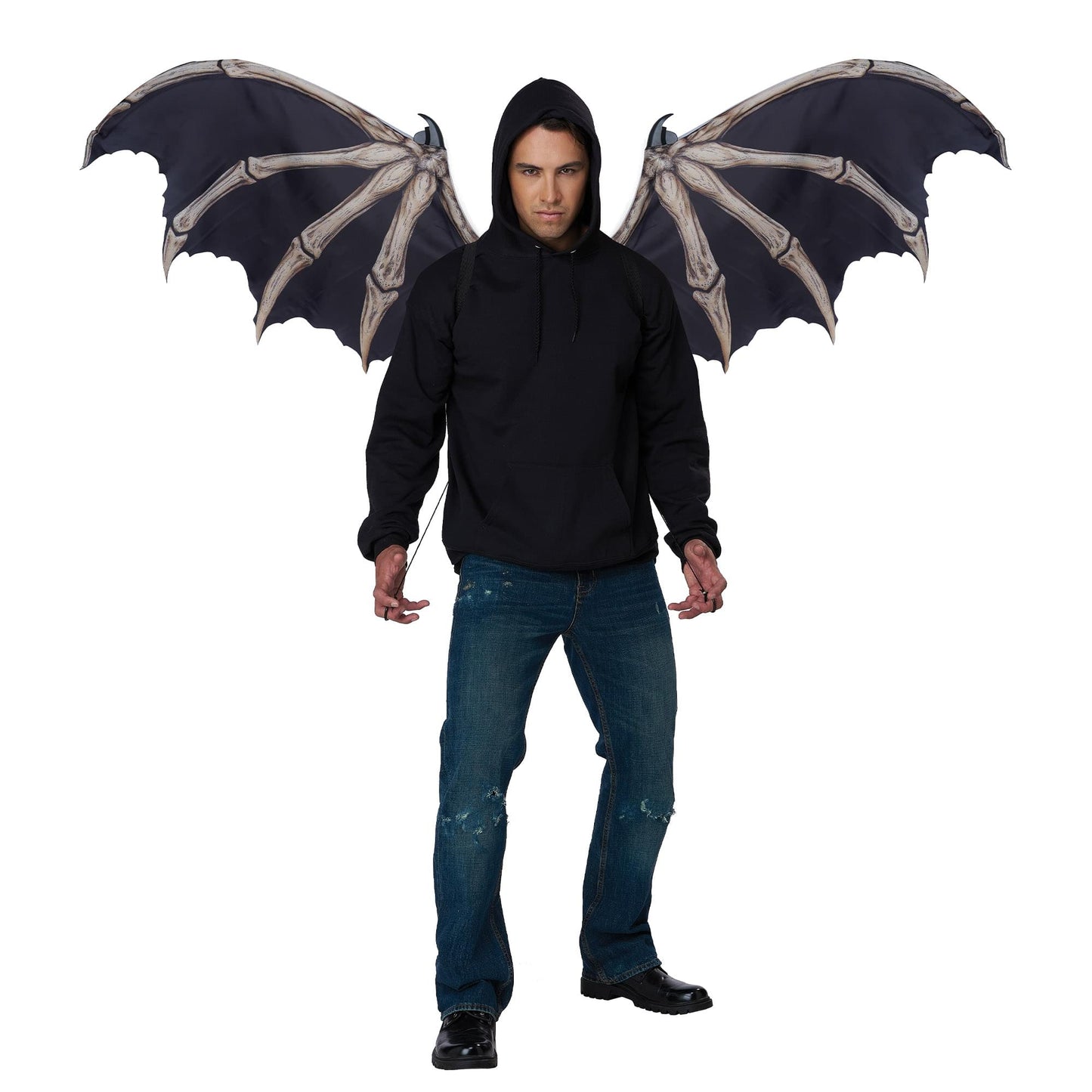 Skeleton Bone Costume Wings | One Size Fits Most