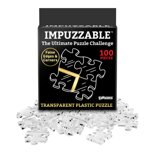 ImPuzzable 100-Piece Crystal Clear Plastic Jigsaw Puzzle