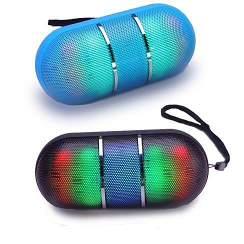 Color: Black - Dance With Me Portable Bluetooth Speaker With DISCO LED Lights
