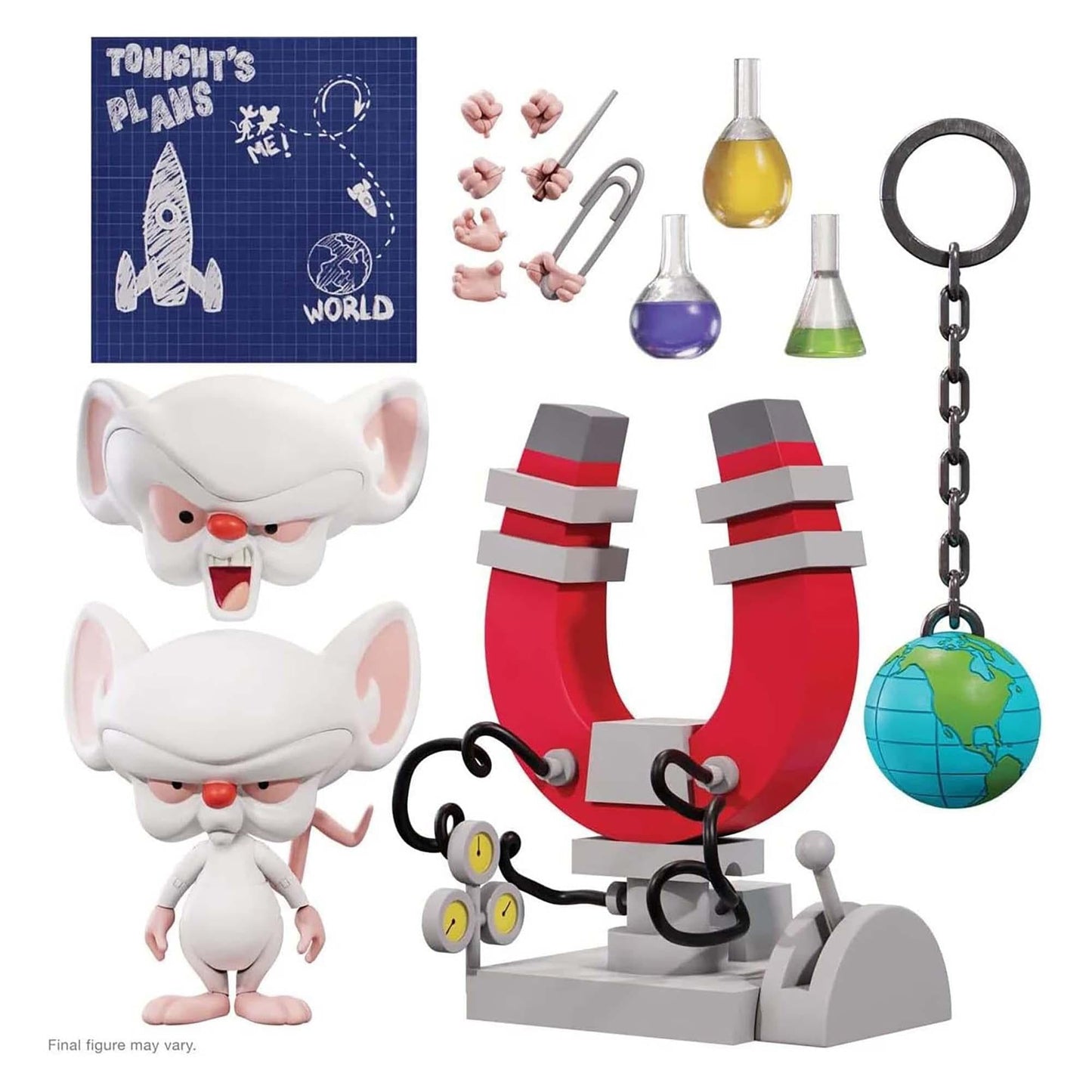 Animaniacs Ultimates The Brain 7-Inch Scale Action Figure