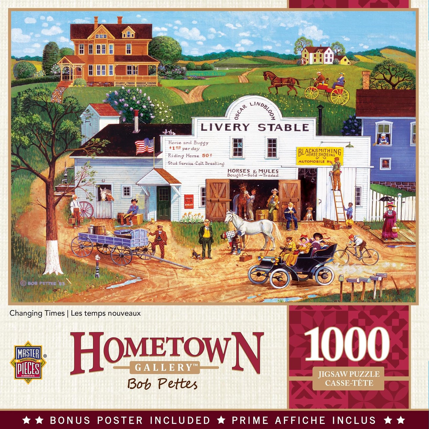 Hometown Gallery Changing Times 1000 Piece Jigsaw Puzzle