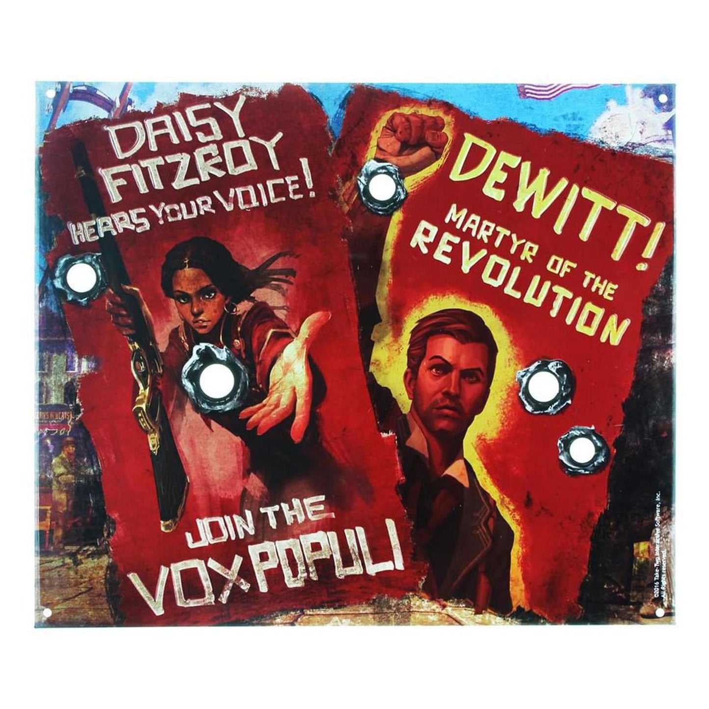 Bioshock Vox Revolution 9"x12" Tin Sign