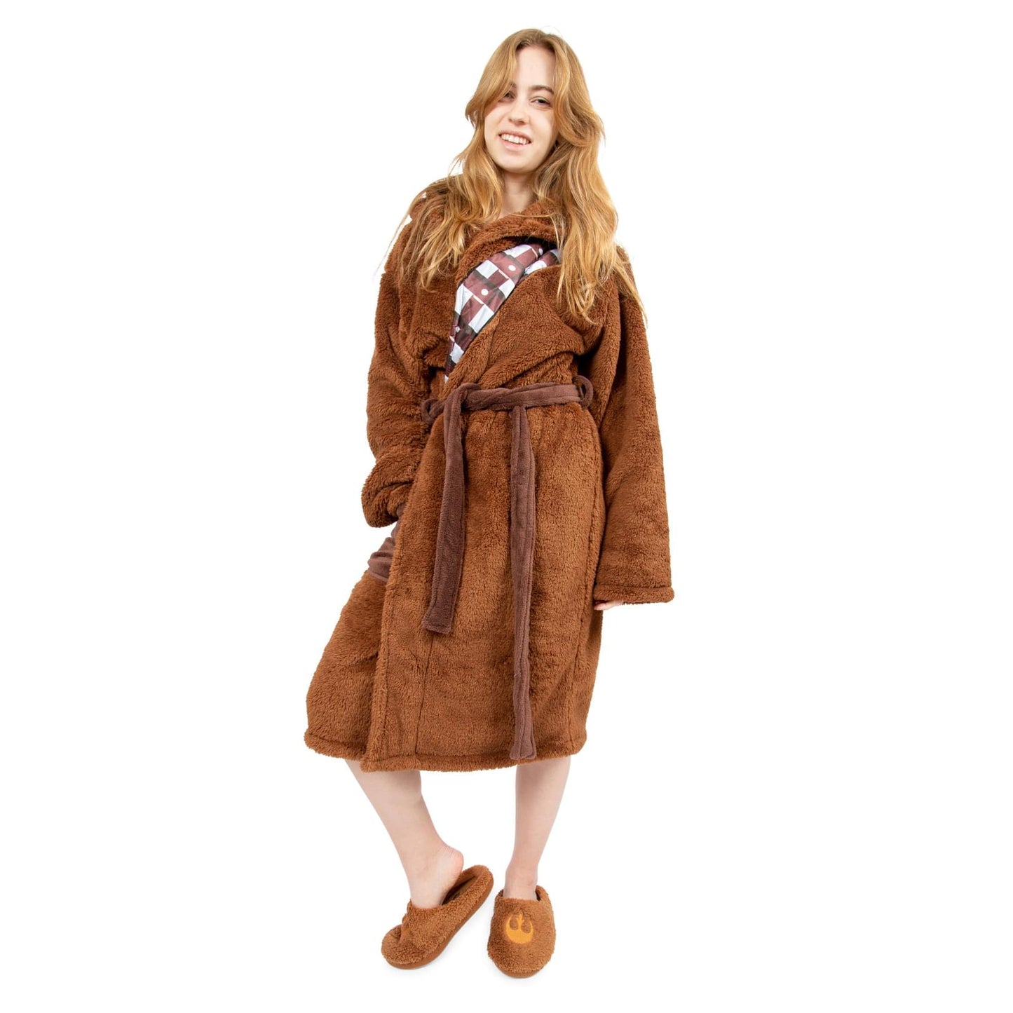 Star Wars Chewbacca Robe and Slipper Set for Adults | Small/Medium