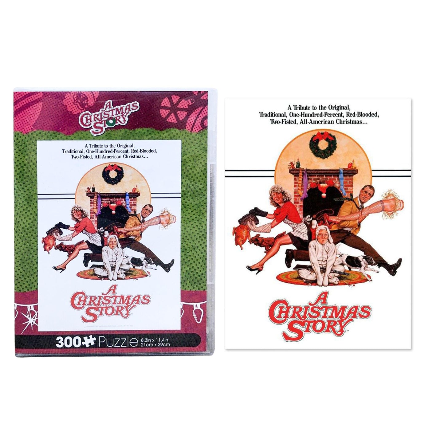 A Christmas Story 300 Piece VHS Box Jigsaw Puzzle