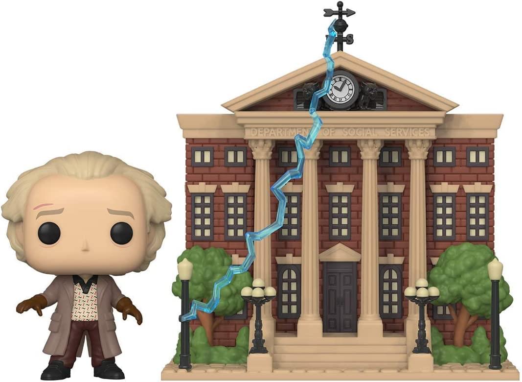 Back to the Future POP Town | Doc with Clock Tower