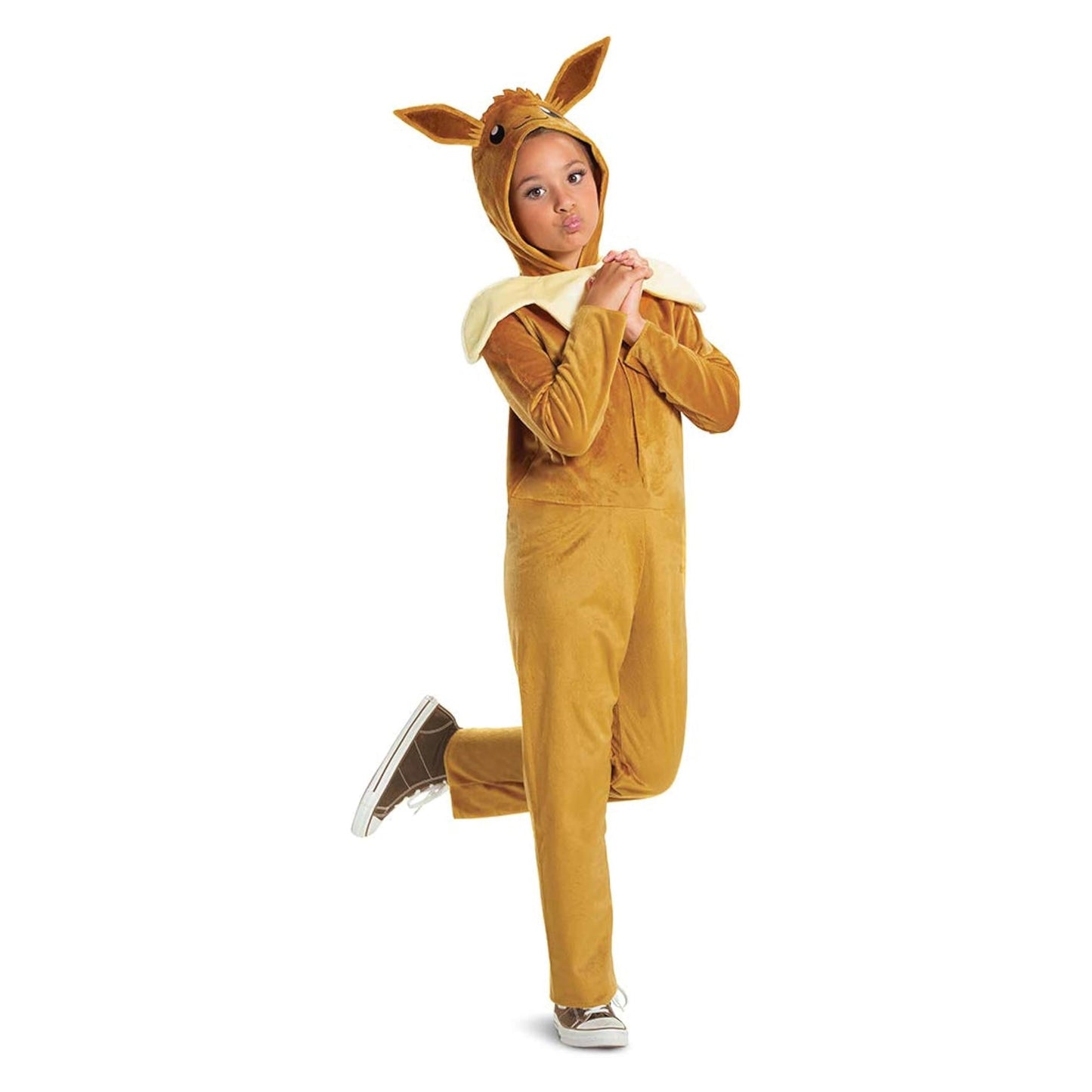 Pokemon Eevee Child Costume Jumpsuit | X-Large (14-16)