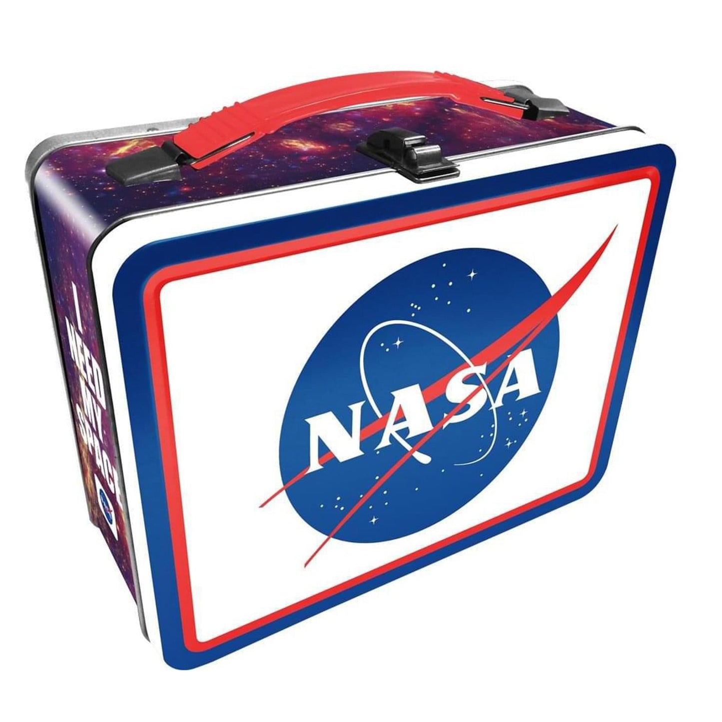 NASA Logo Embossed Tin Lunch Box