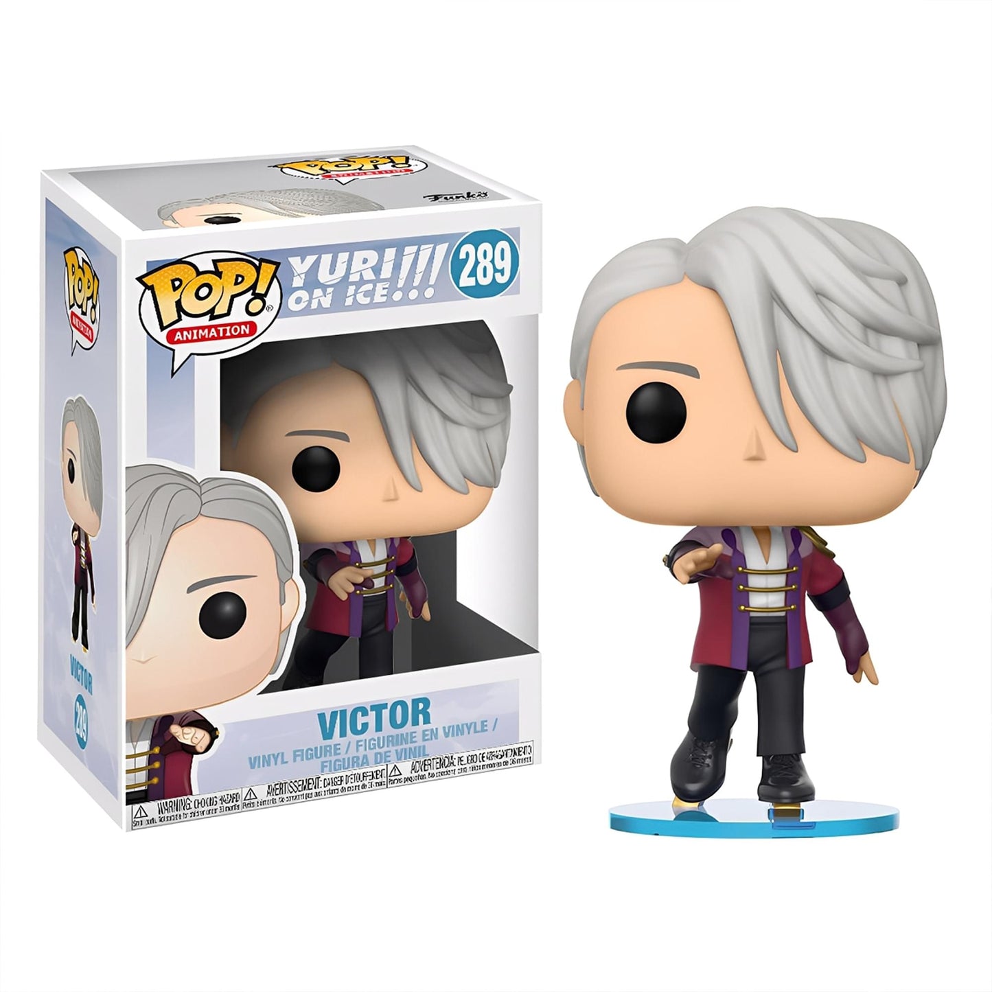 Yuri on Ice POP Vinyl Figure: Victor (Skate-Wear)