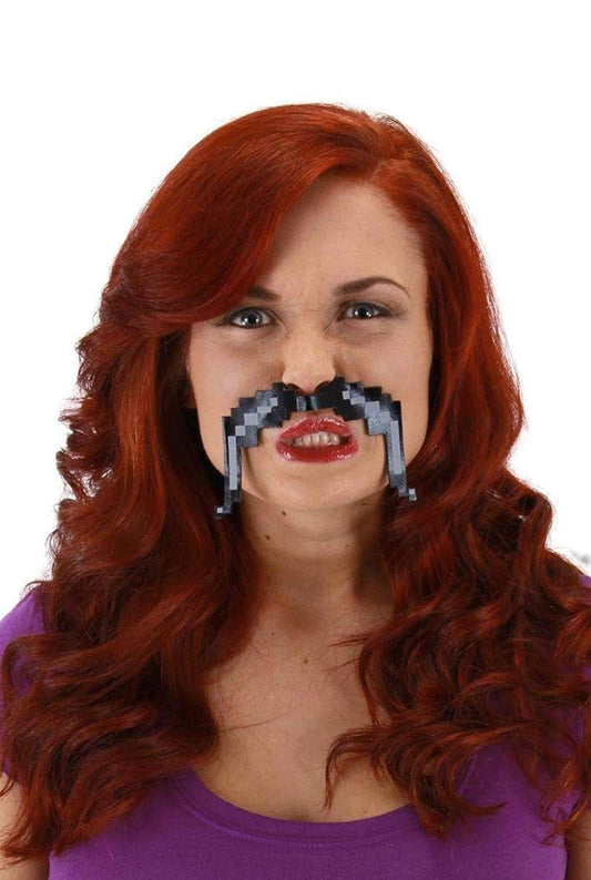 Pixel-8 Costume Moustache Set One Size