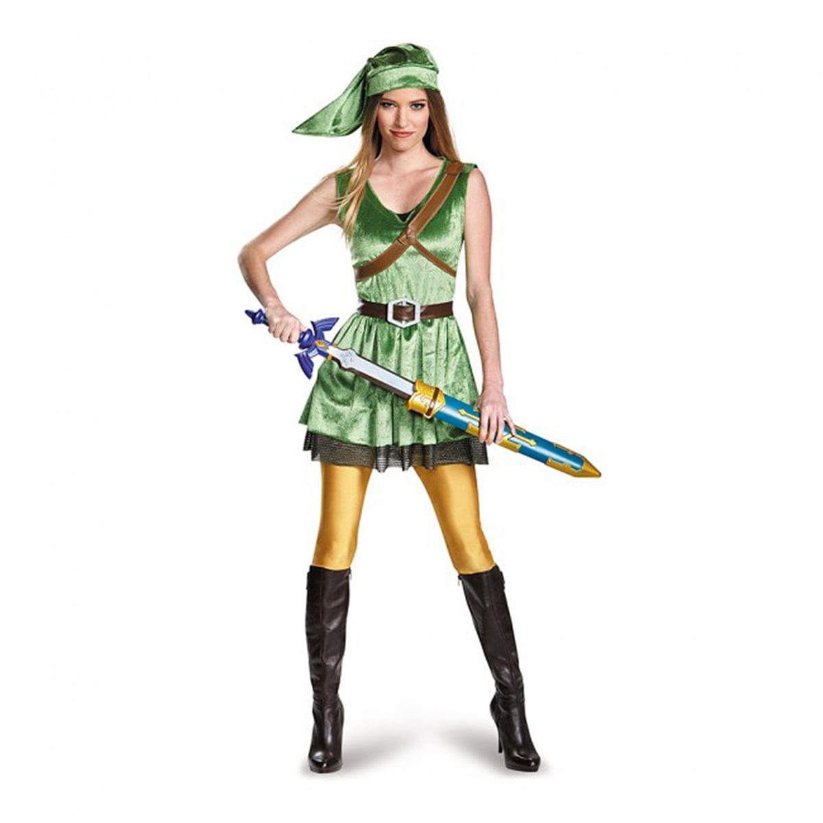 Legend of Zelda Link Women's Costume Junior 7-9