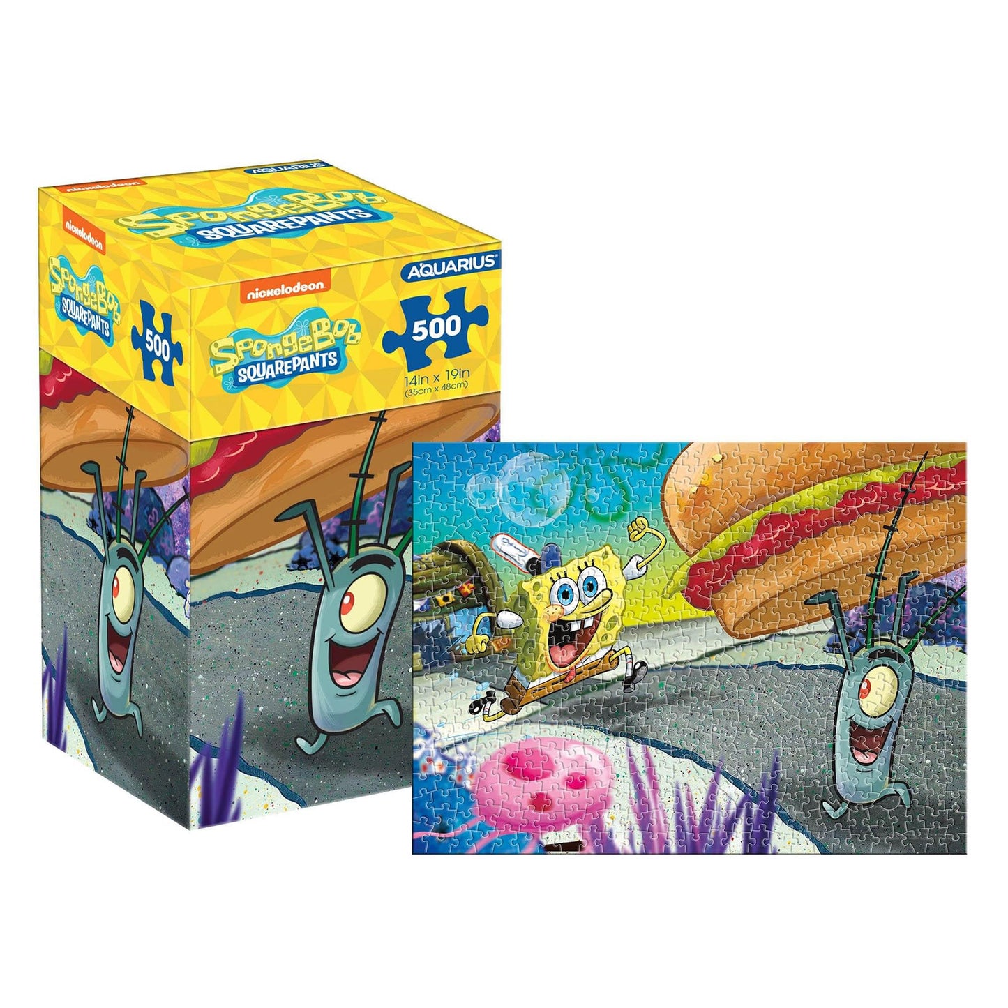 SpongeBob Plankton 500 Piece Jigsaw Puzzle (Vertical Box)