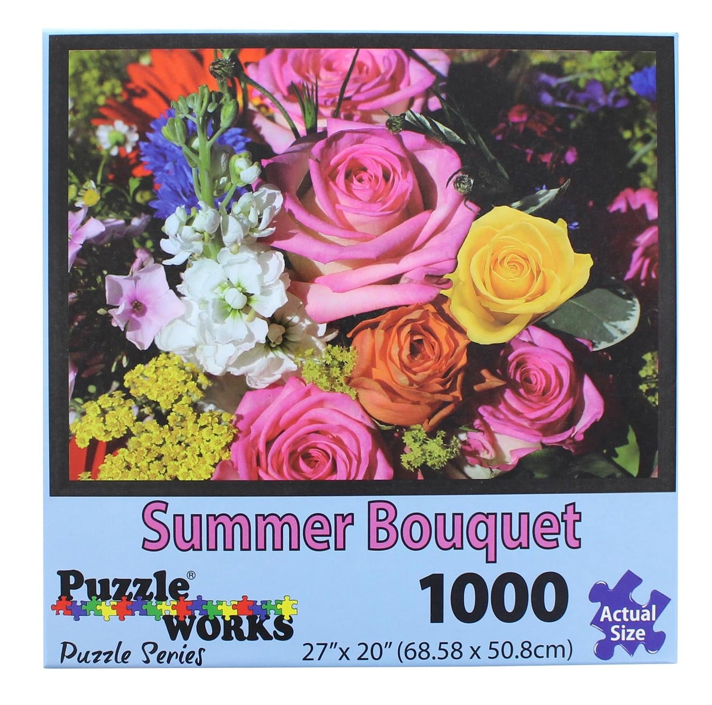 PuzzleWorks 1000 Piece Jigsaw Puzzle | Summer Bouquet