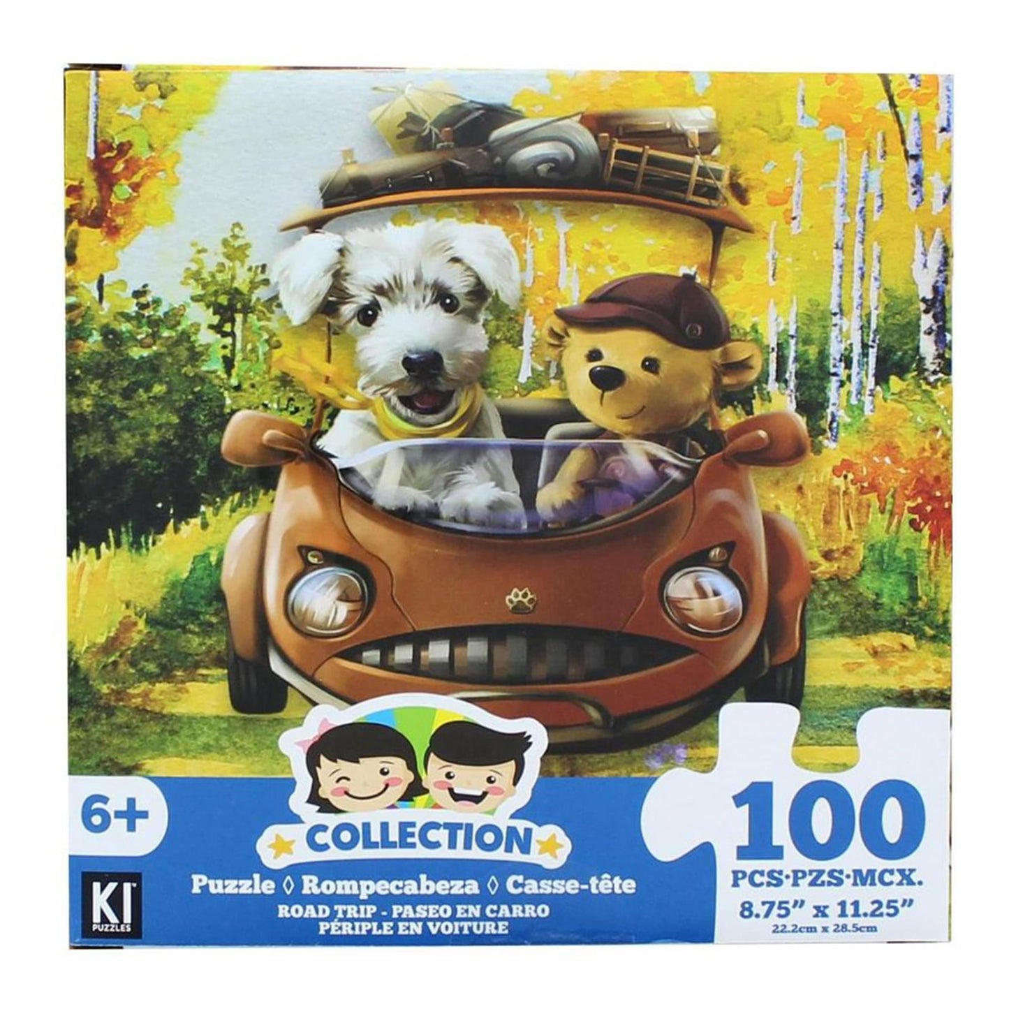 Dog and Teddybear 100 Piece Juvenile Collection Jigsaw Puzzle