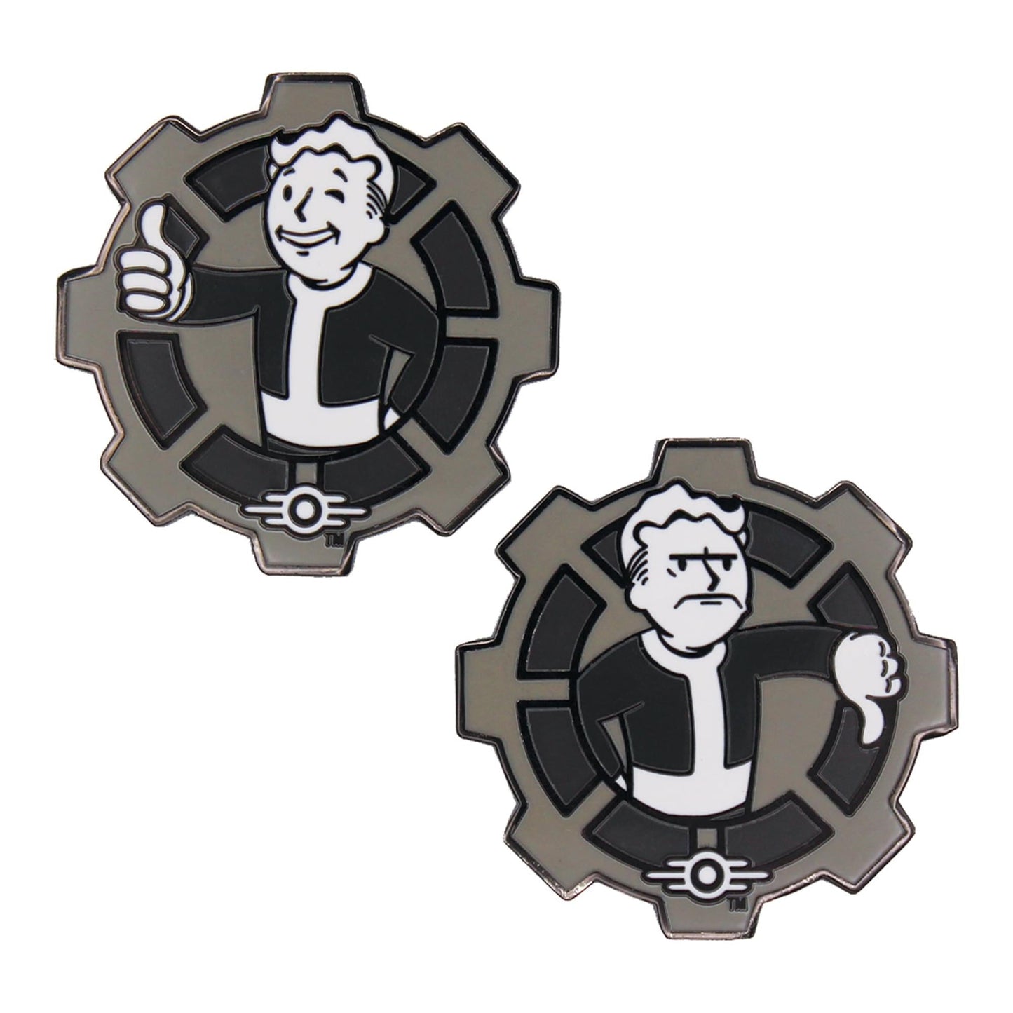 Fallout Decision Coin (Black & White)