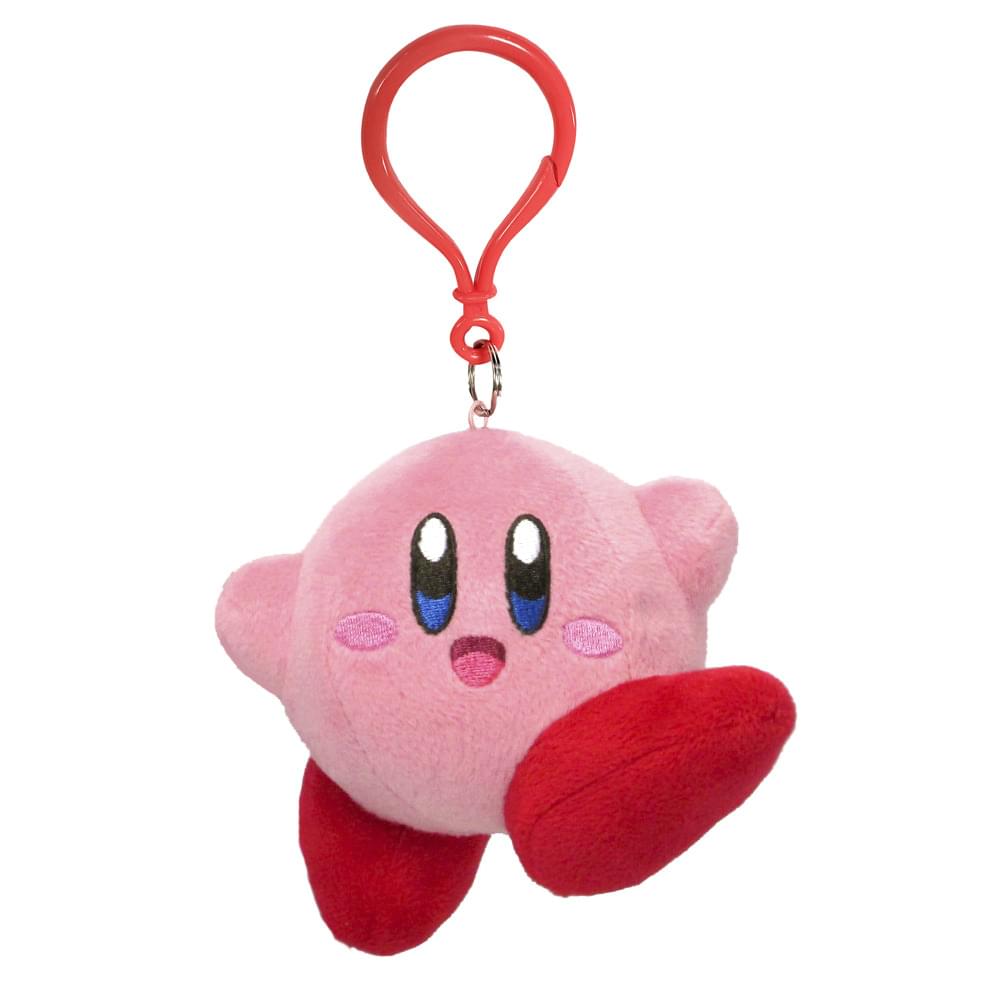 Kirby Nintendo 3.5 Inch Dangler Plush - Jumping Kirby