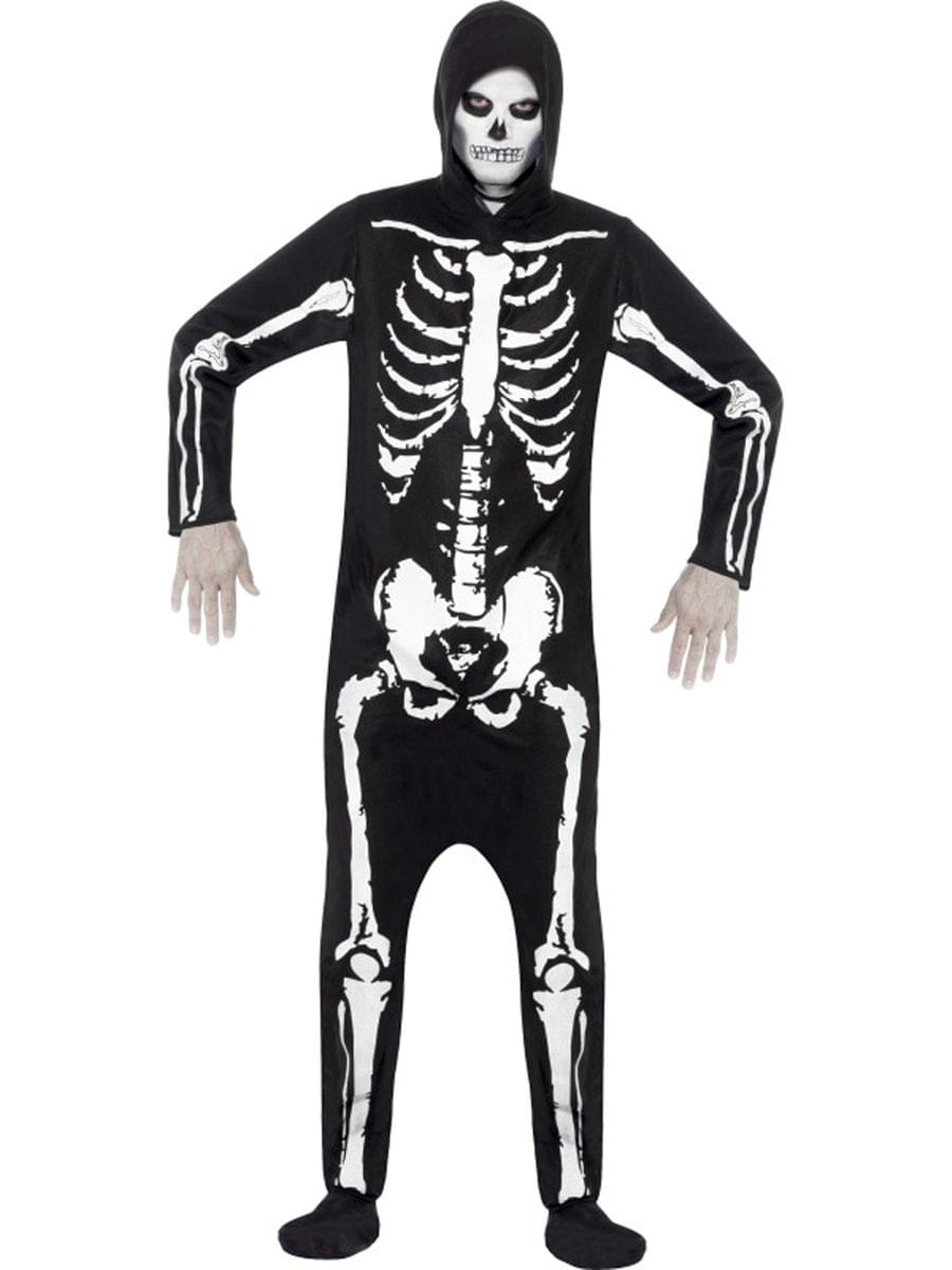 Skeleton Bones Adult Costume Small