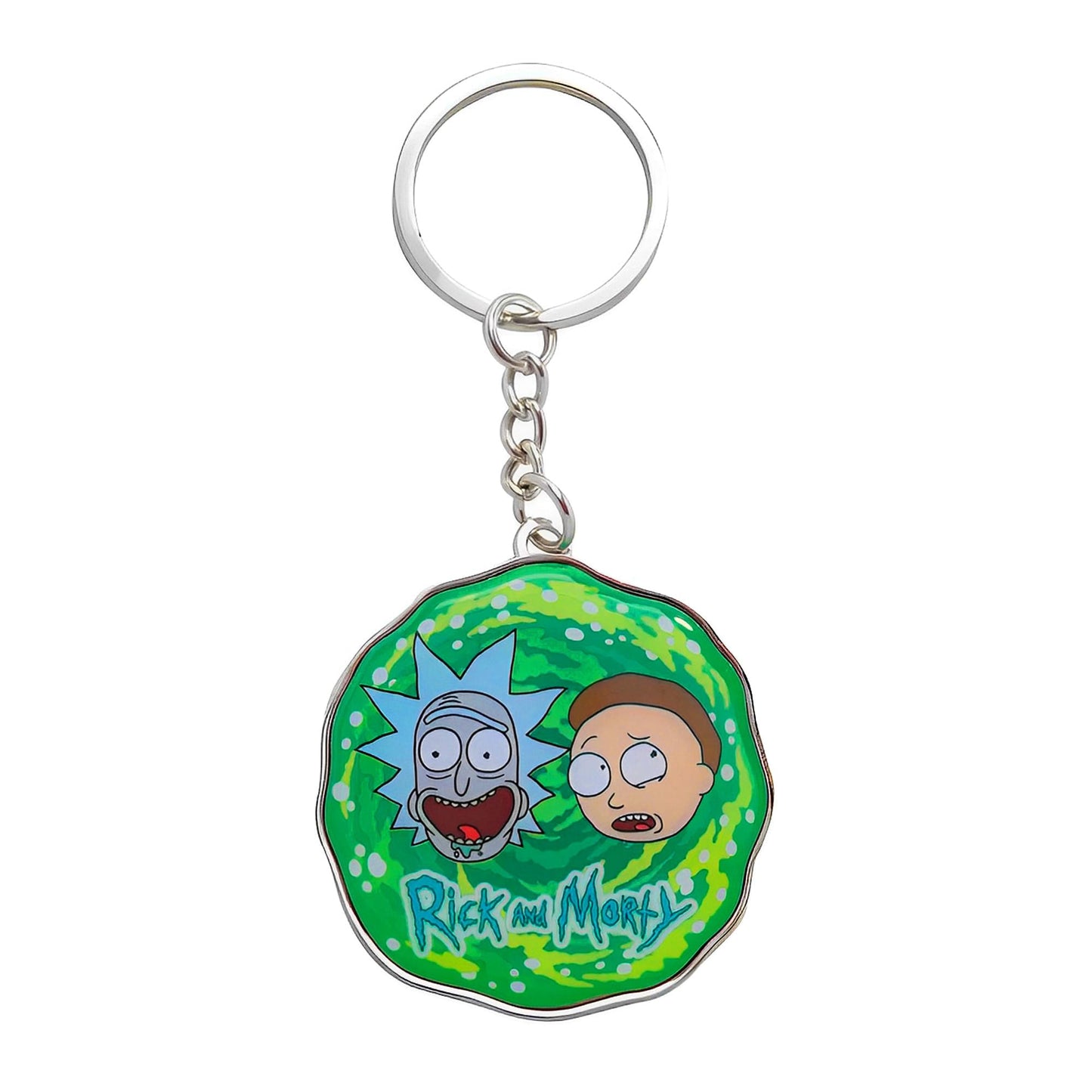 Rick and Morty Metal Keychain: Portal