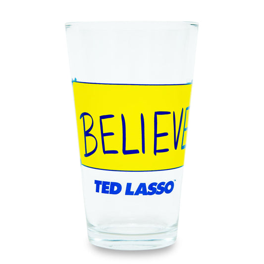 Ted Lasso "Believe" Pint Glass | Holds 16 Ounces