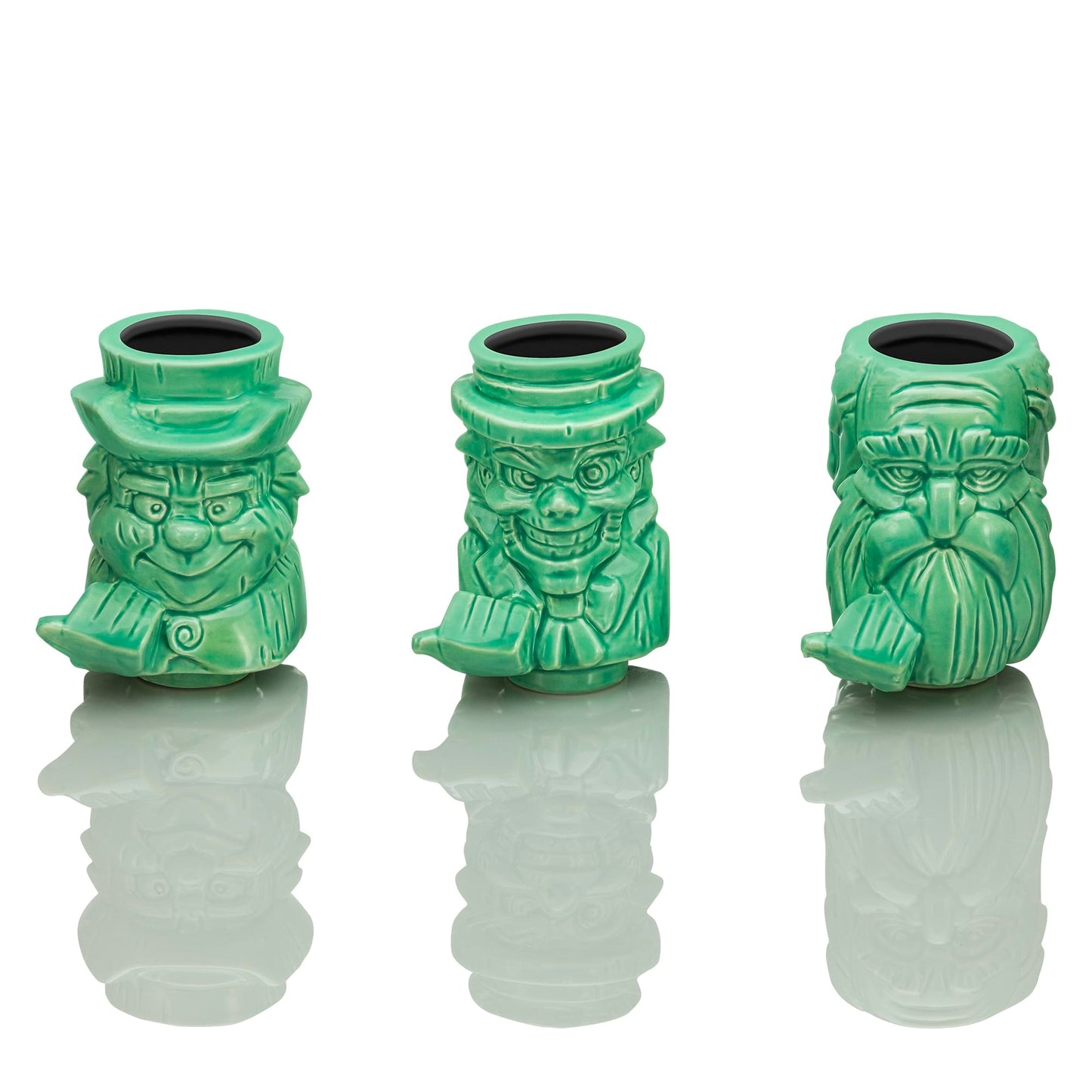 Geeki Tikis Disney Haunted Mansion Hitching Ghosts Ceramic 2-3oz Muglet 3 Pack