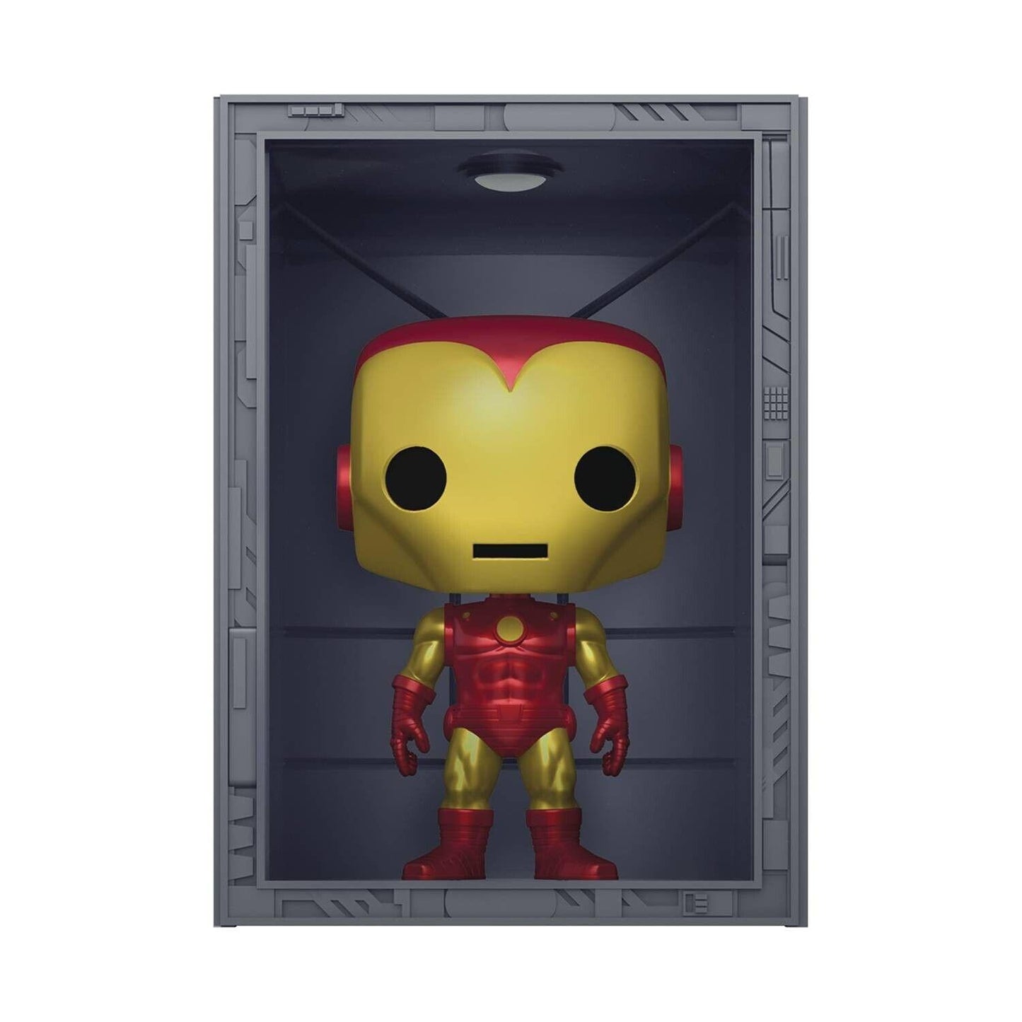 Marvel Exclusive Funko POP Deluxe | Hall of Armor Iron Man Model 4