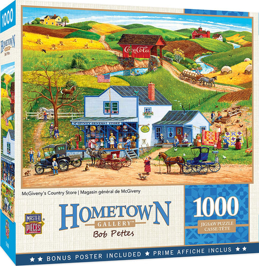 Hometown Gallery McGivenys Country Store 1000 Piece Jigsaw Puzzle