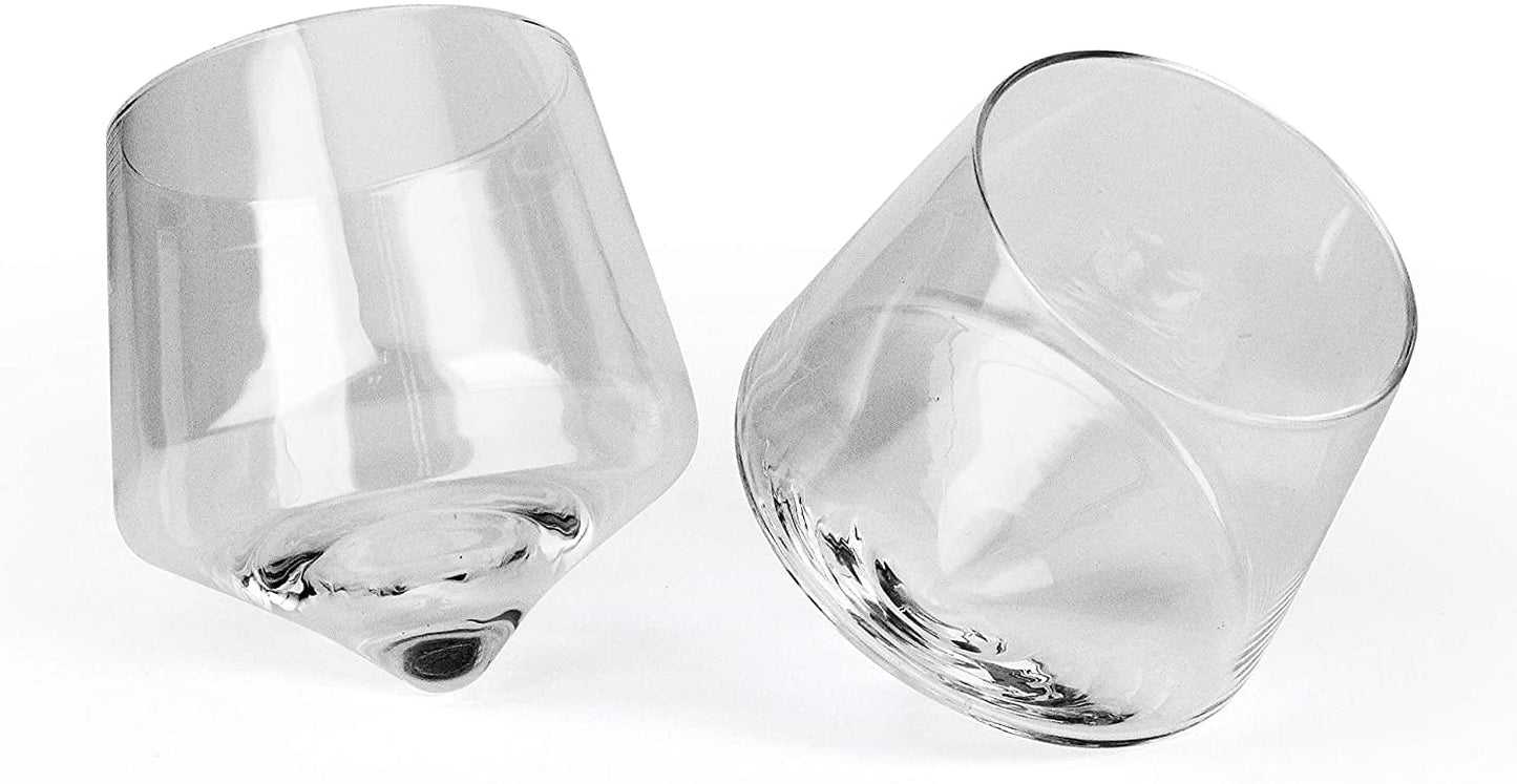 Rolling 6.3oz Whiskey Glasses | Set of 2