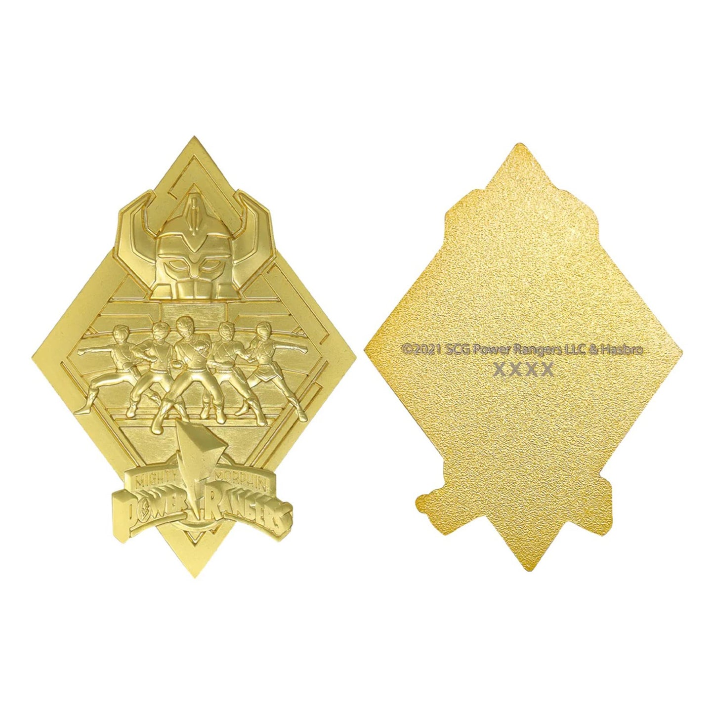 Power Rangers Limited Edition 24k Gold Plated Medallion